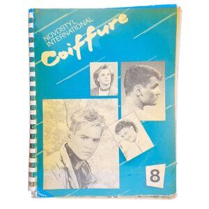 Vintage Novostyl International Coiffure Hairstyle Book Volume 8B 1985 Spiral